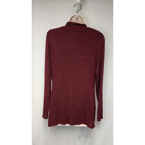 A PEA IN THE POD RED COWL NECK LONG SLEEVE MATERNITY SWEATER SIZE LARGE - Picture 6 of 8